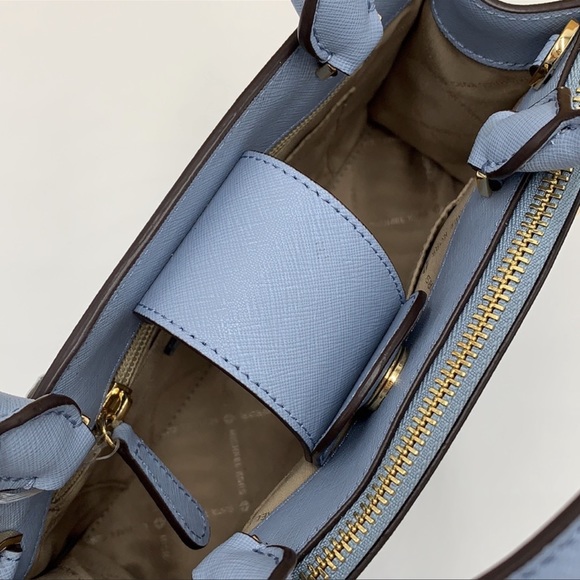 MICHAEL KORS KARLA Small EW Satchel 35T8GKGS1L   Saffiano leather - Picture 11 of 16